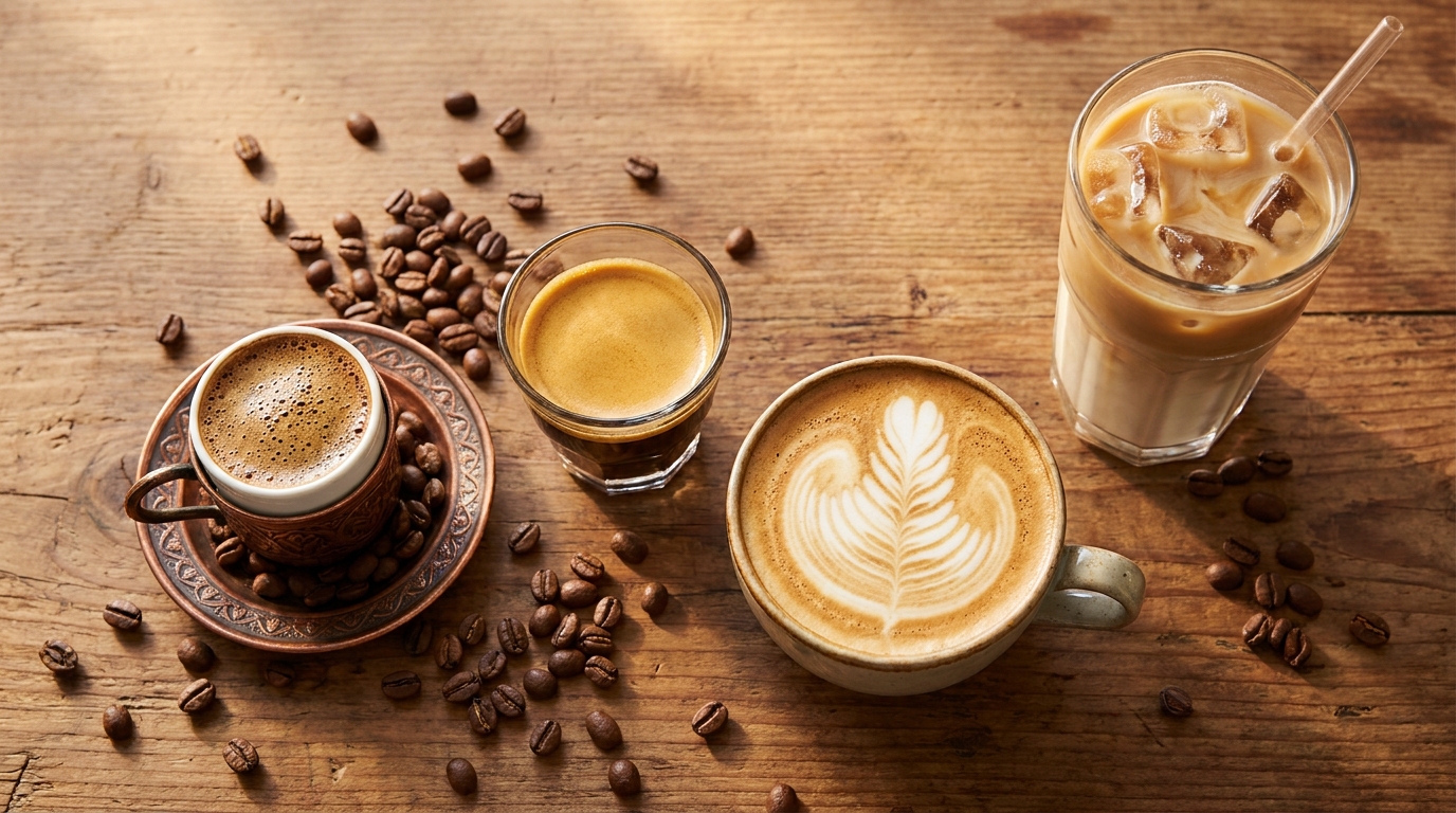 Dünyanın farklı kültürlerinden kahve çeşitleri: Türk kahvesi, espresso, cappuccino