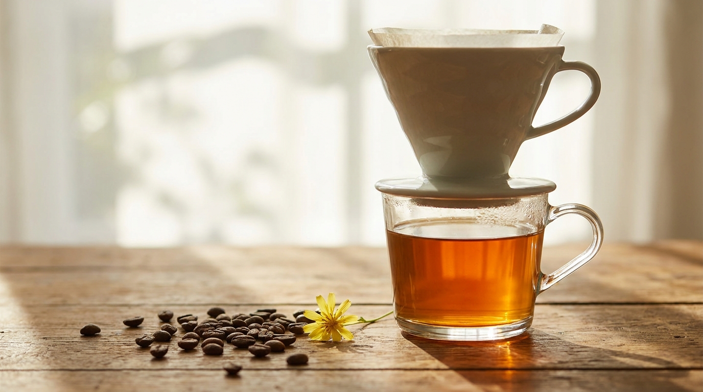 Cam fincanda berrak Etiyopya filtre kahvesi ve pour-over