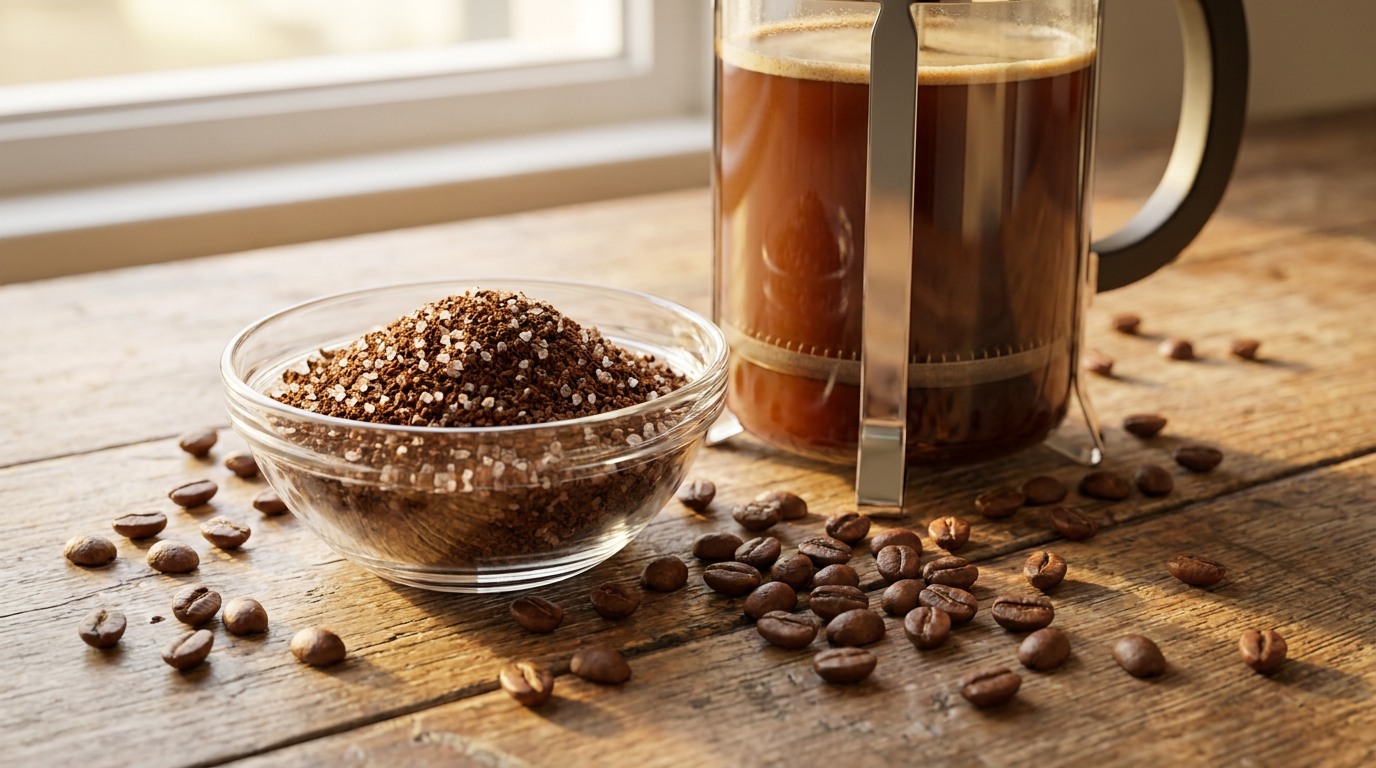 French press için iri öğütülmüş kahve