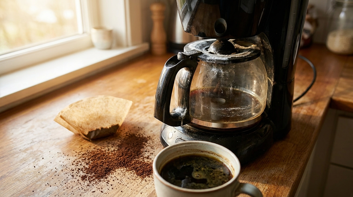Filtre kahve makinesinde kireç birikimi ve sık yapılan hatalar