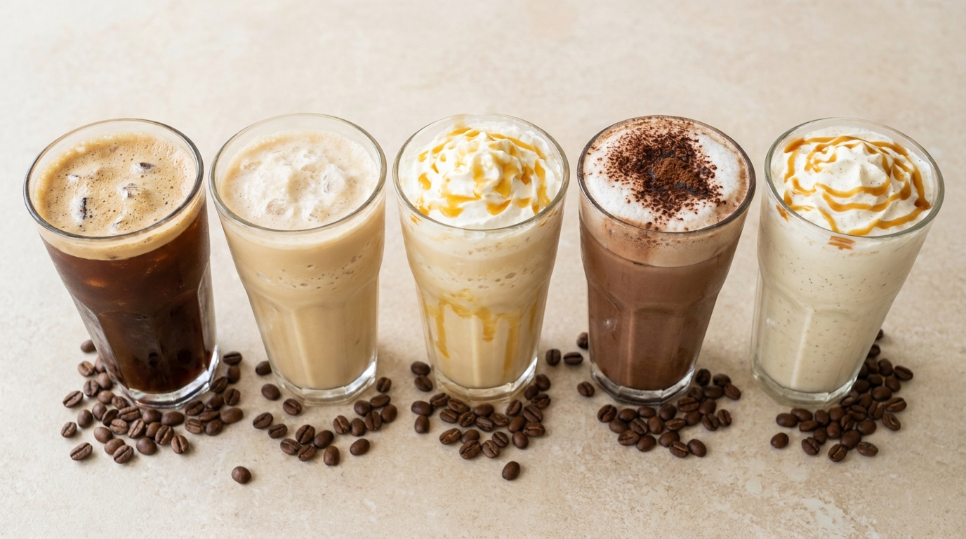 Farklı frappe çeşitleri
