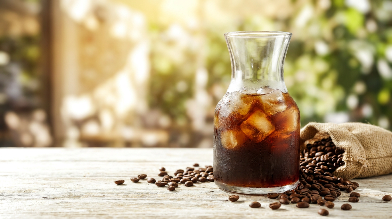 Buzlu cold brew soğuk kahve
