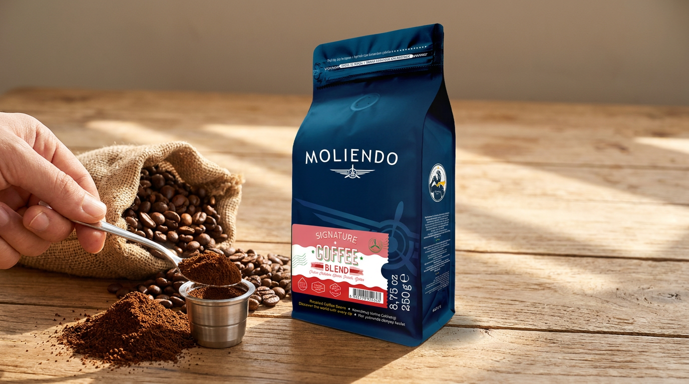 Doldurulabilir kapsül ve taze çekirdekler, Moliendo Signature blend