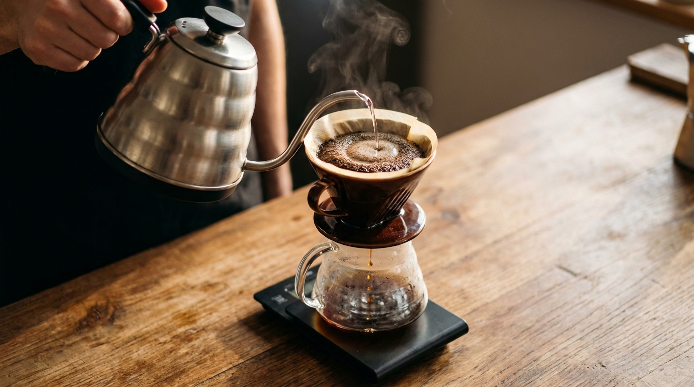 Kontrollü pour-over dökümü