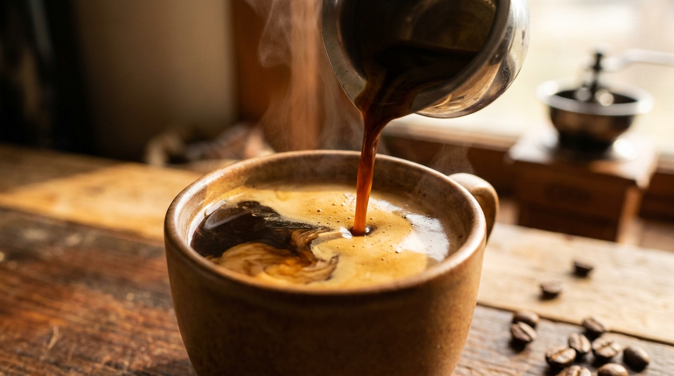 Filtre kahvenin üzerine espresso shot ekleme