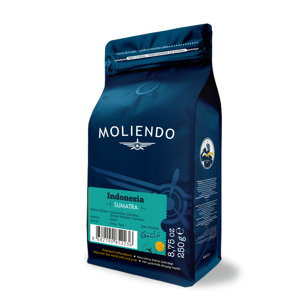 Moliendo Indonesia Sumatra 250 g