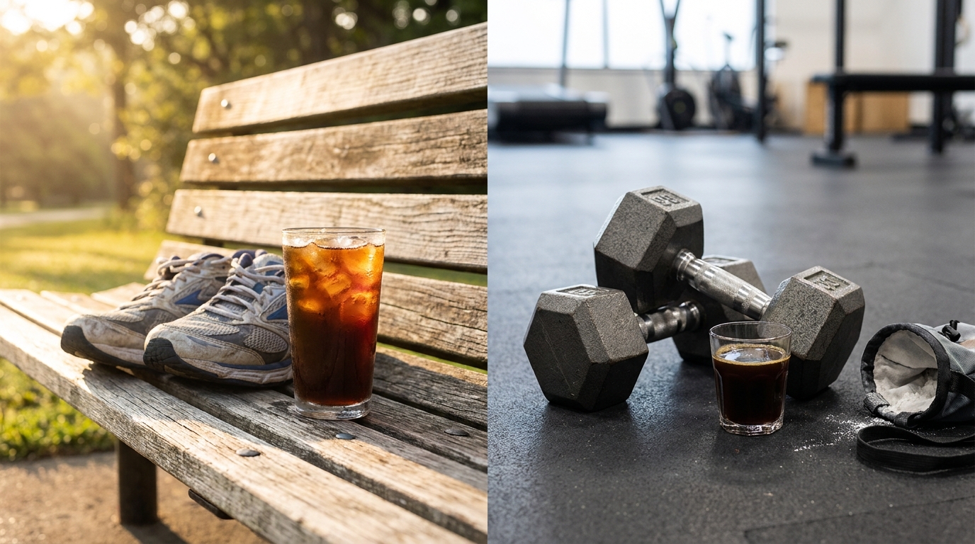 Antrenman türüne göre cold brew planlaması, koşu ve ağırlık antrenmanı